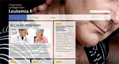Desktop Screenshot of krooninenlymfaattinenleukemia.fi
