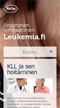 Mobile Screenshot of krooninenlymfaattinenleukemia.fi
