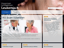 Tablet Screenshot of krooninenlymfaattinenleukemia.fi